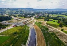 Fragment nowej zakopianki otwarty