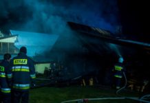 Witów: pożar zabudowań gospodarczych (zdjęcia)