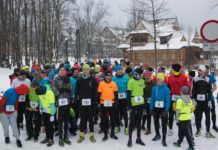 Biegiem po śniegu przywitali wiosnę