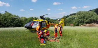 Paralotniarz złamał kręgosłup. Wypadek pod Babią Górą