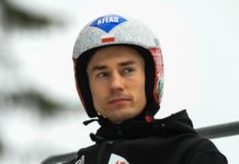 Kamil Stoch skakał w specjalnym kasku