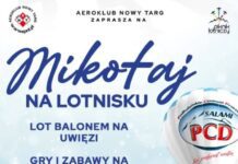 Mikołaj na lotnisku