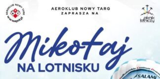 Mikołaj na lotnisku