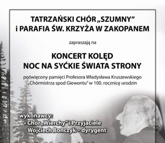 Koncert kolęd „Noc na syćkie świata strony”