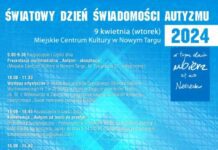 Obchody Światowego Dnia Świadomości Autyzmu w Nowym Targu