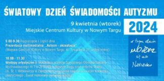 Obchody Światowego Dnia Świadomości Autyzmu w Nowym Targu