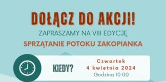 Sprzątanie potoku Zakopianka